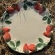 Longchamp antique strawberry barbotine plates