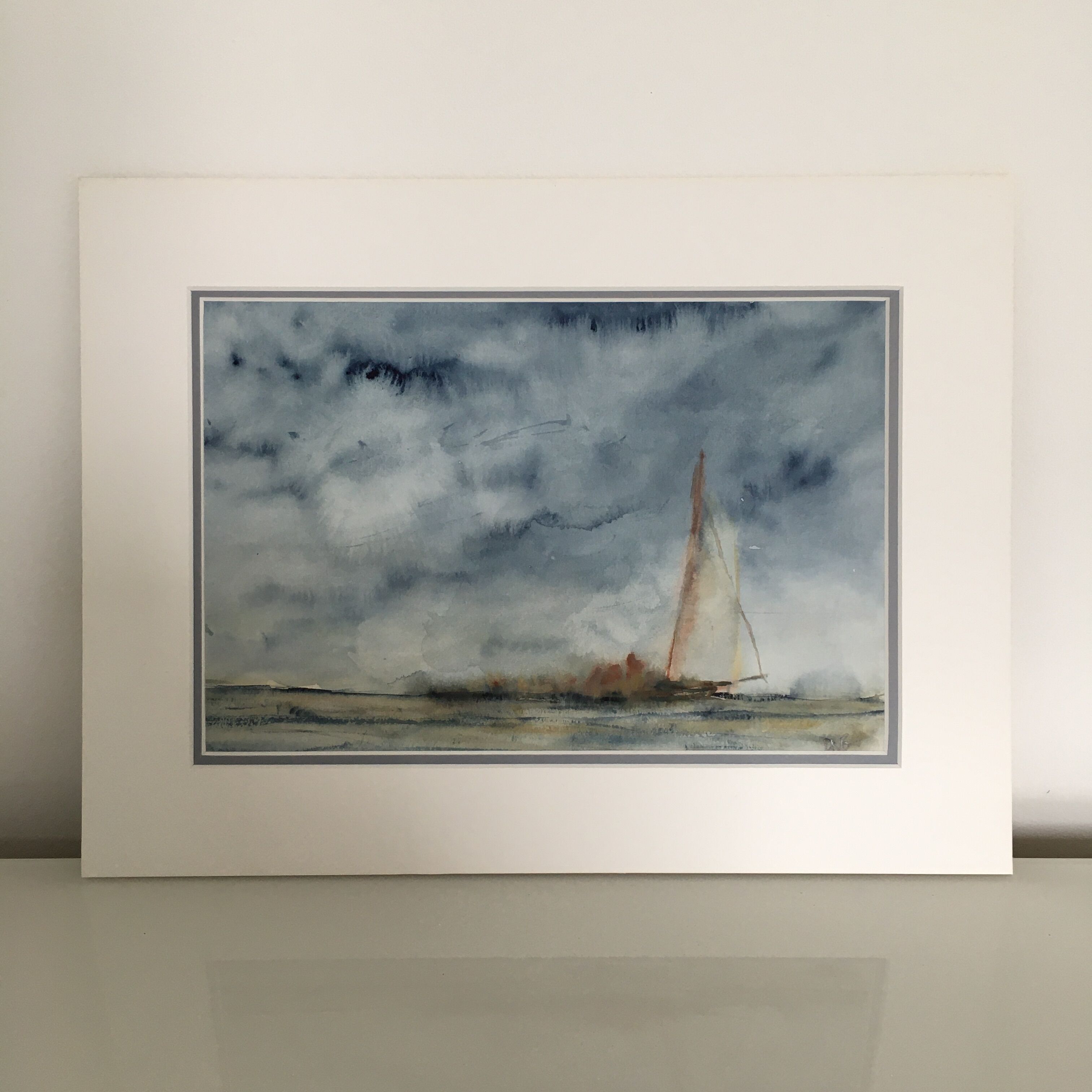 Abstract marinated watercolor