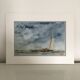 Aquarelle mariné abstraite