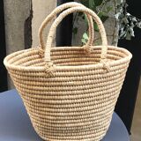 Doum woven bucket basket