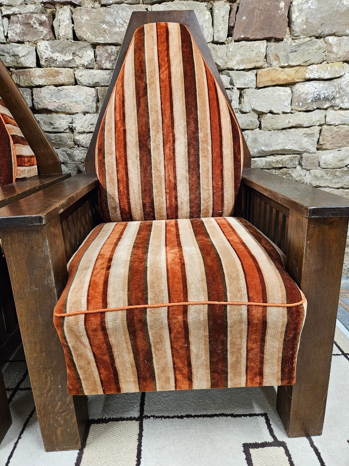 Pair armchair art deco