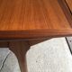Scandinavian teak dining table S.RM. with extensions 1960