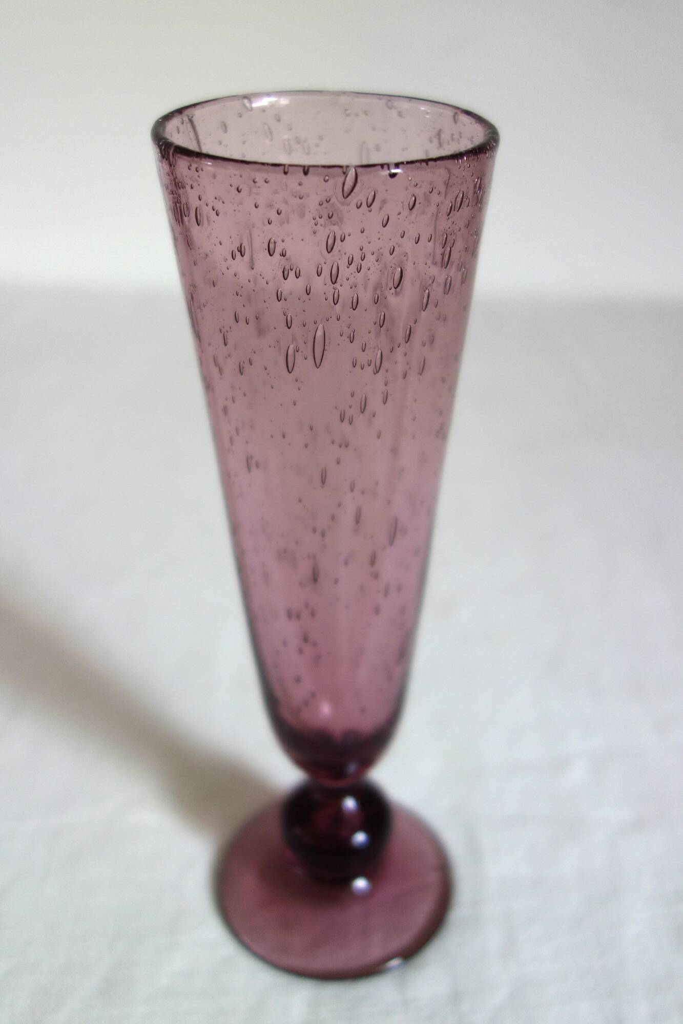 11 bubble-blown glasses Verrerie du Marais Riom
