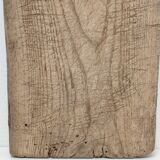 Cutting board solid wood patinated thick early twentieth century