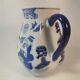 Pichet en Porcelaine Chinoise Bleu & Blanc Vintage. Motif. WILLOW PATTERN
