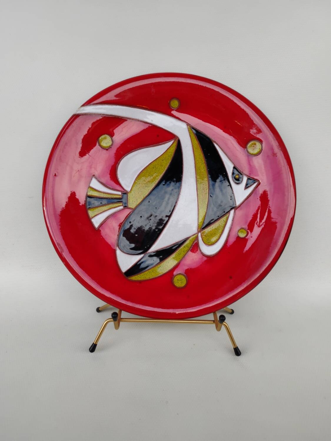 Plate by Jean Picart Le Doux, mid-20th century.