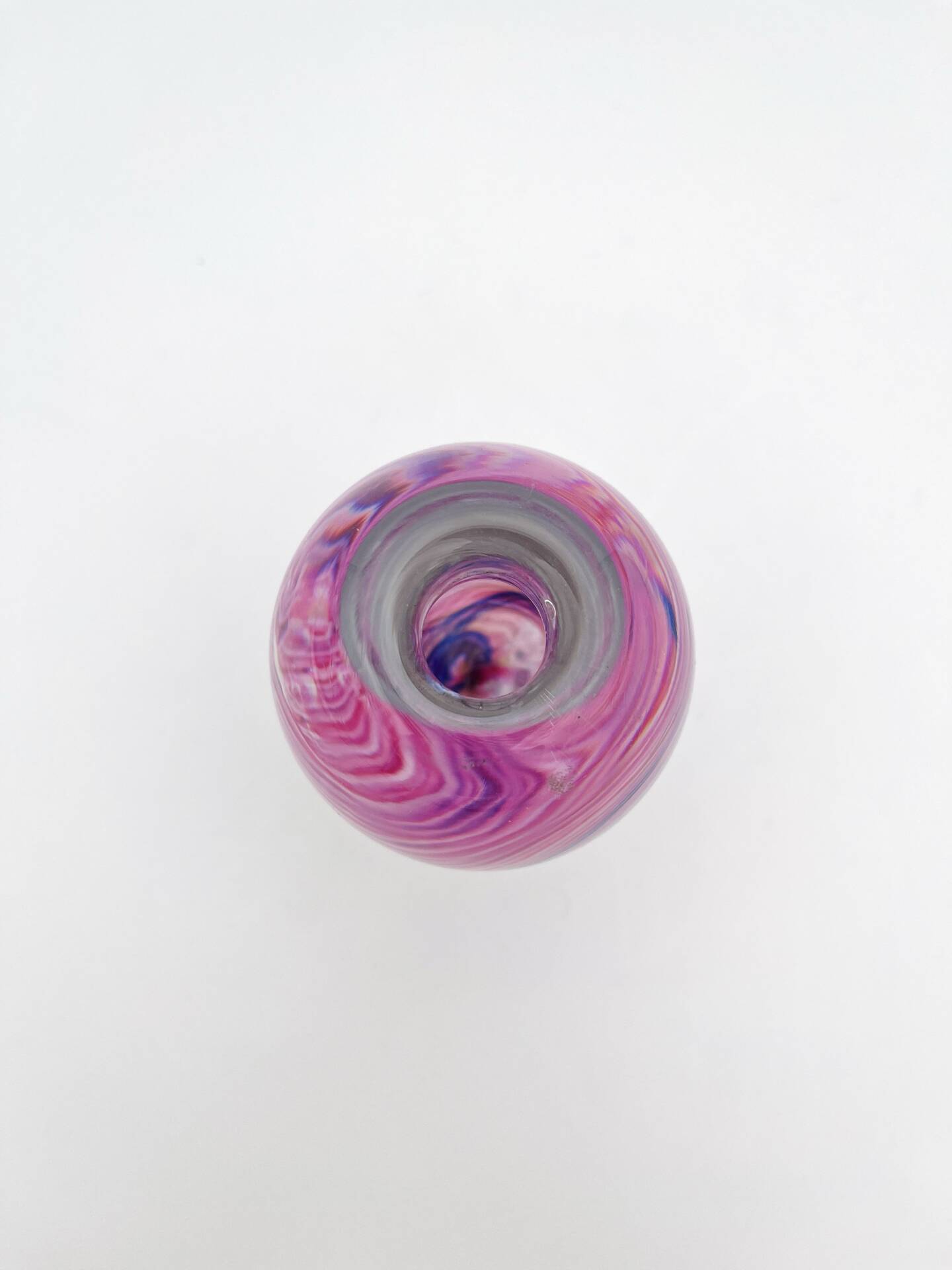 Vase Art Glass Signed B. Dubourg Limited Edition Blown Glass Sommerso