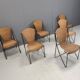 Lot de 6 chaises Abanica en osier par Oscar Tusquets pour Aleph, années 1990