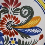 Set of 2 plates in QUIMPER earthenware - Signed HENRIOT
