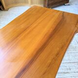 Aranjou farmhouse table in blond elm, 1950s