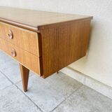 Scandinavian teak row