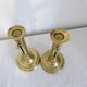 Pair of brass candlesticks