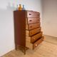 Commode en teck FDB Møbler, années 1960