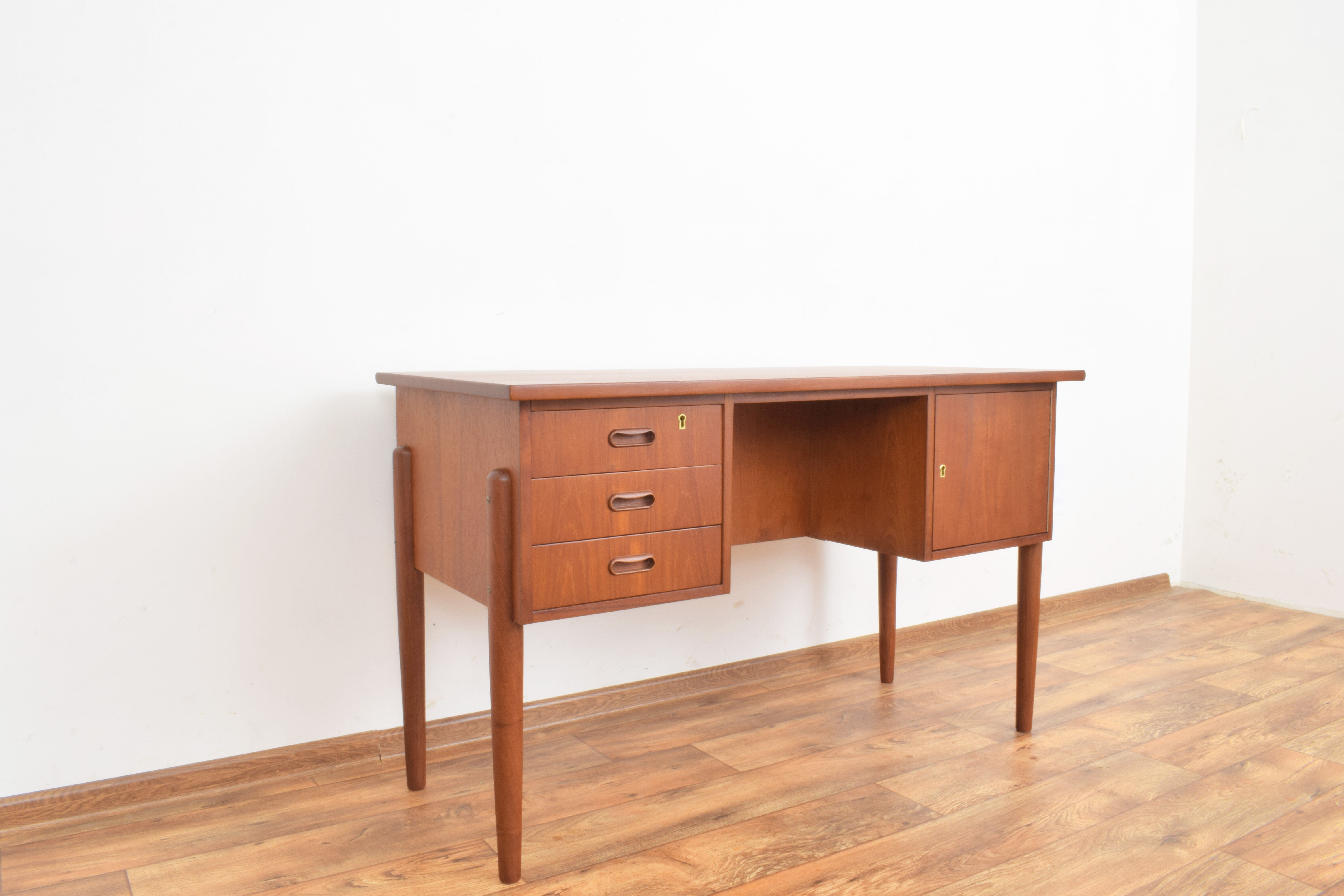 Mid-Century Danish Teak Desk, 1960s.