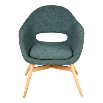 Shell Lounge Chair by Miroslav Navratil, 1960s, Czechoslovakia