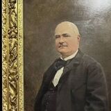 Pair of quality portraits depicting notables signed Jules-émile Saintin circa 1850