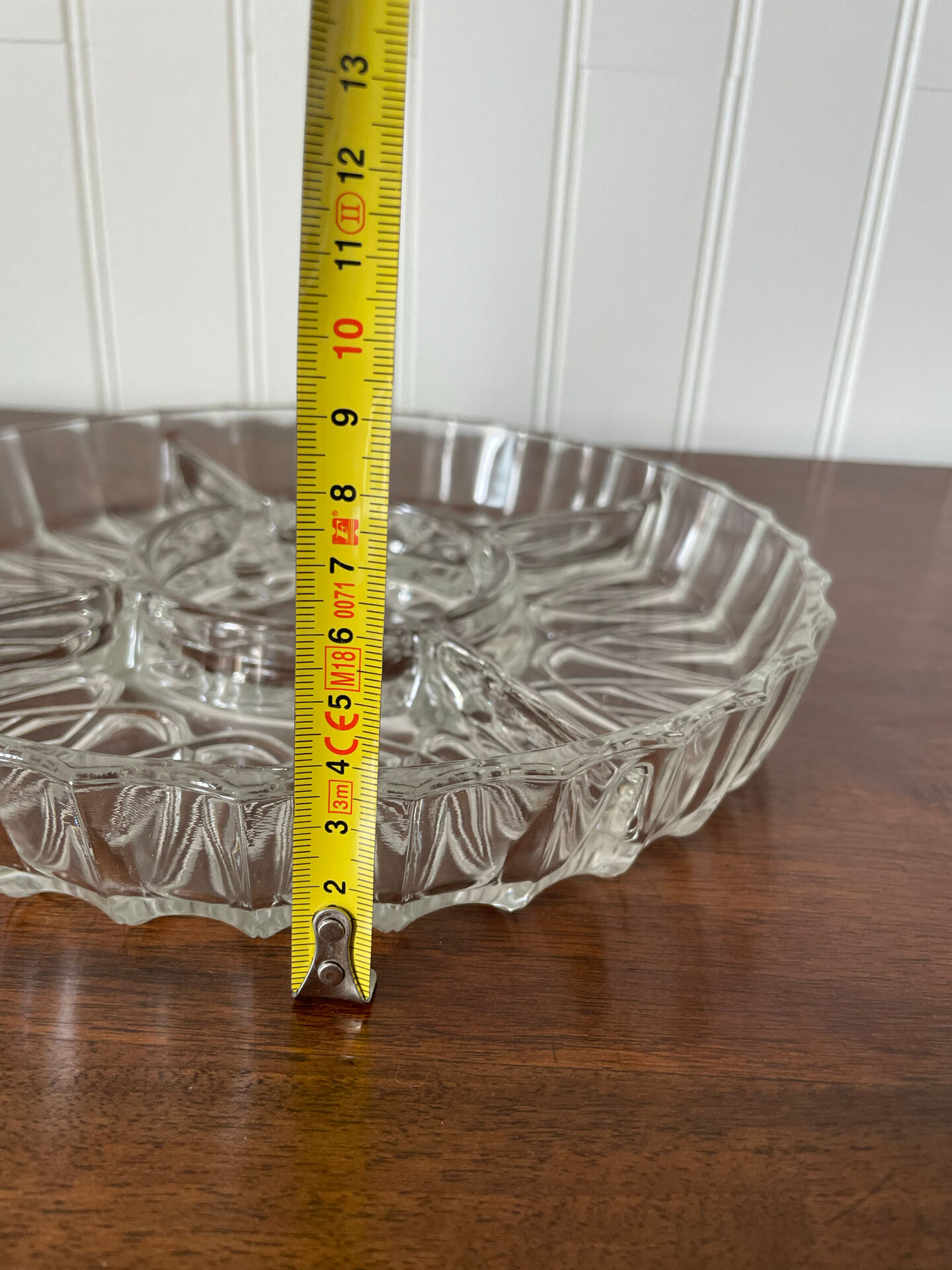 Glass dish made in France