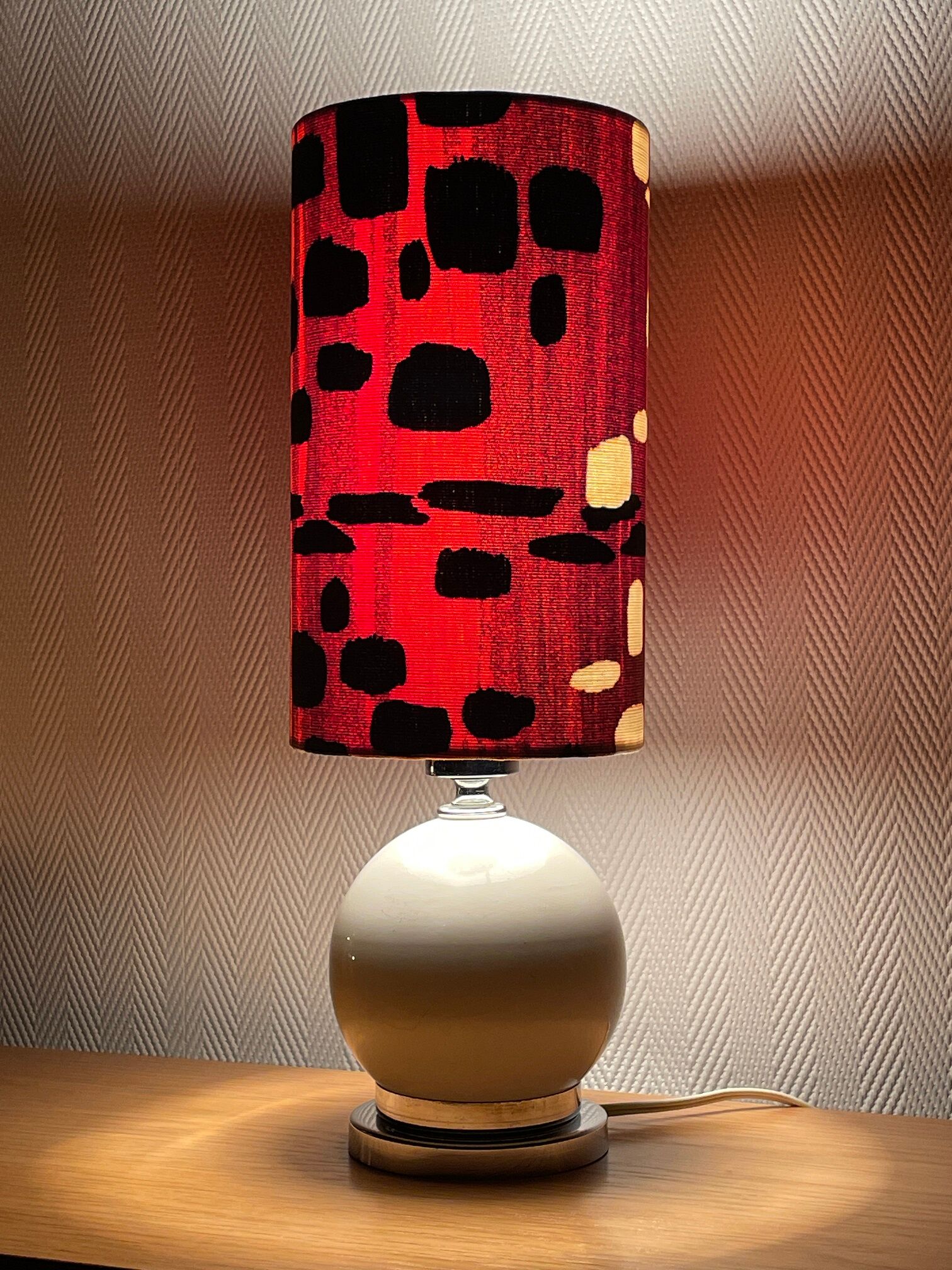 Diderot bedside lamp - Leo 70s lampshade