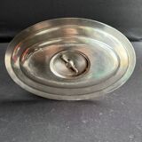 Silver metal helmet sauce boat - Christofle