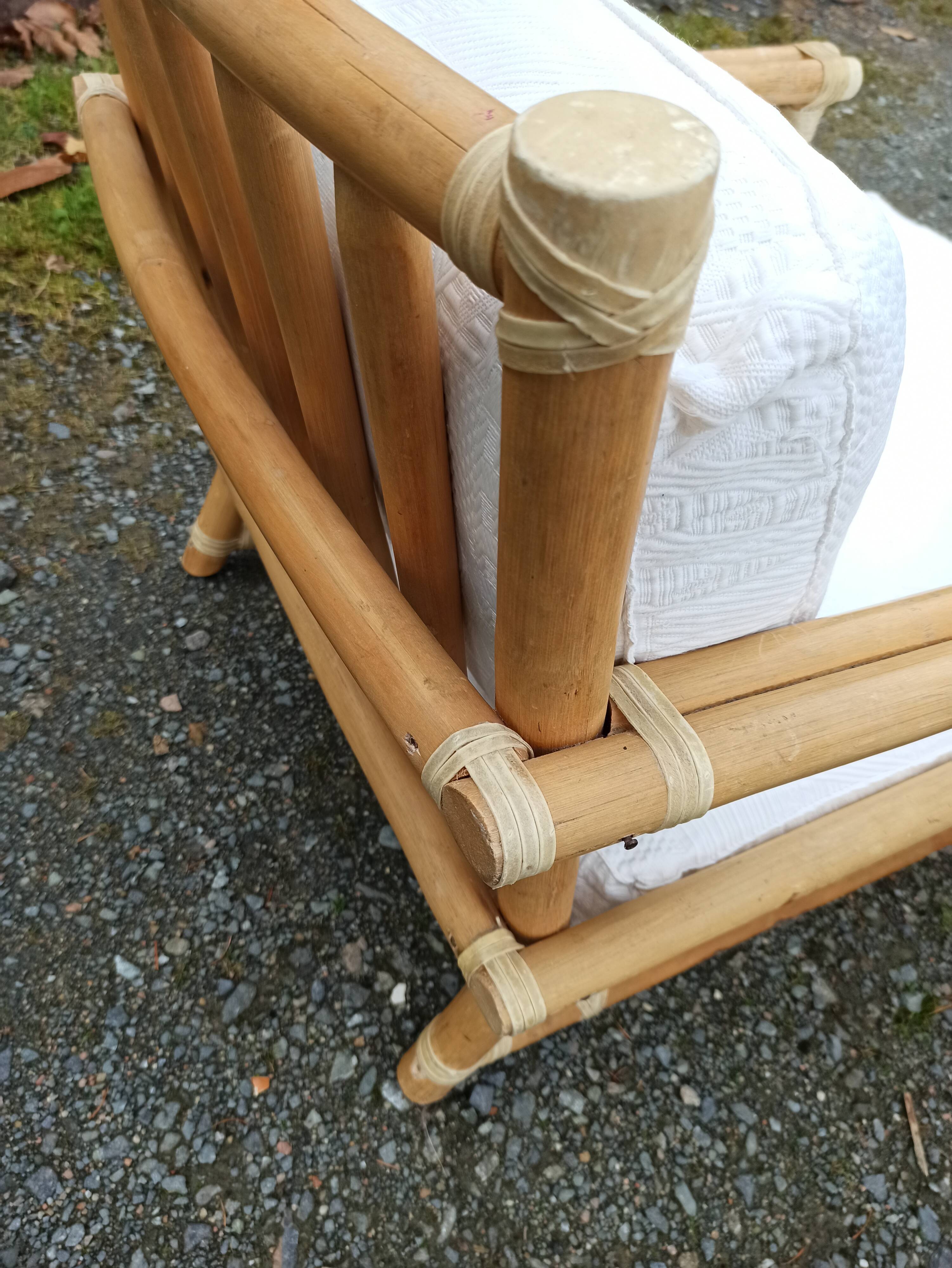 Pair of Lyda Levi armchairs for Mc Guire bamboo Italy Milan