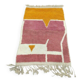 Handmade Beni Ouraine rug, size 100 x 200 cm