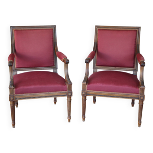 paire fauteuils - xvi