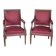 Pair of Louis XVI style armchairs