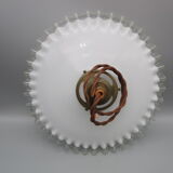 Old suspension in white opaline