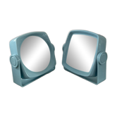 Pair of vintage tabletop mirrors