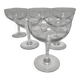 Set of 6 champagne glasses