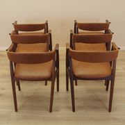 6 chaises danoises en teck, années 1970