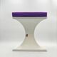 Space Age Stool by Flair – 1970s Dutch Design in White and Purple
