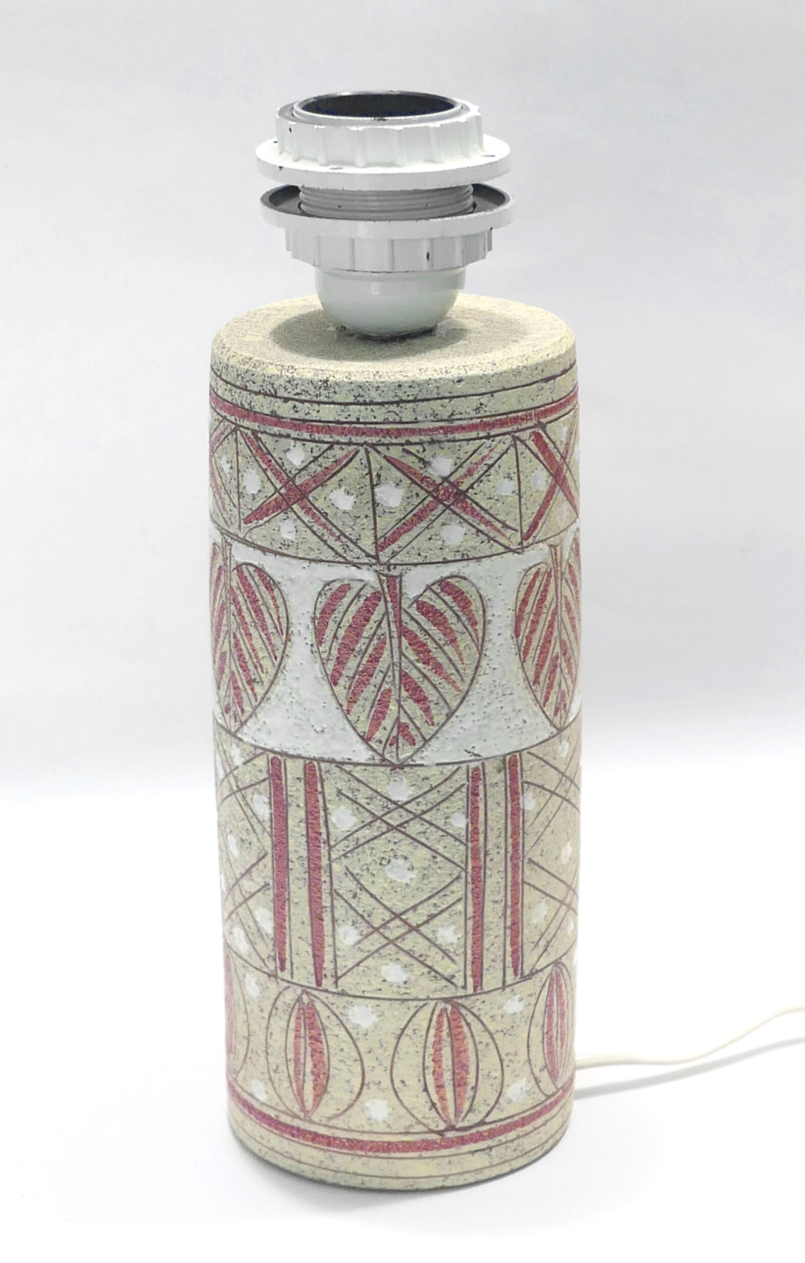 ceramic lamp base 1950-60 Fratelli Fanciullacci Italy