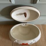 Porcelain biscuit box