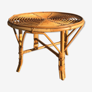 Rattan coffee table