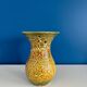 Vintage fat lava ceramic seafoam vase