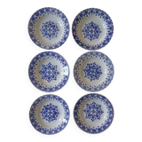 Set of 6 St Amand opaque porcelain soup plates