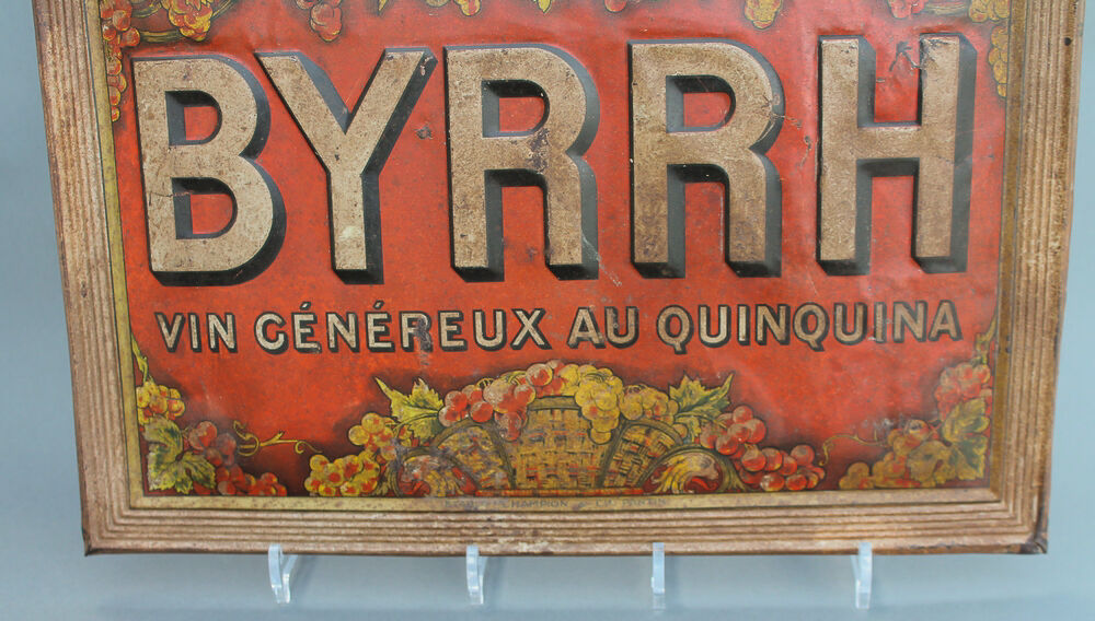 Authentic time 1900 Byrrh litho plate