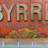 Authentic time 1900 Byrrh litho plate