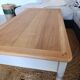 Table ancienne en bois massif restaurée