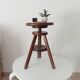Tabouret de peintre vintage en bois massif