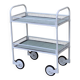 Vintage metal dessert trolley, openwork, 1950s.