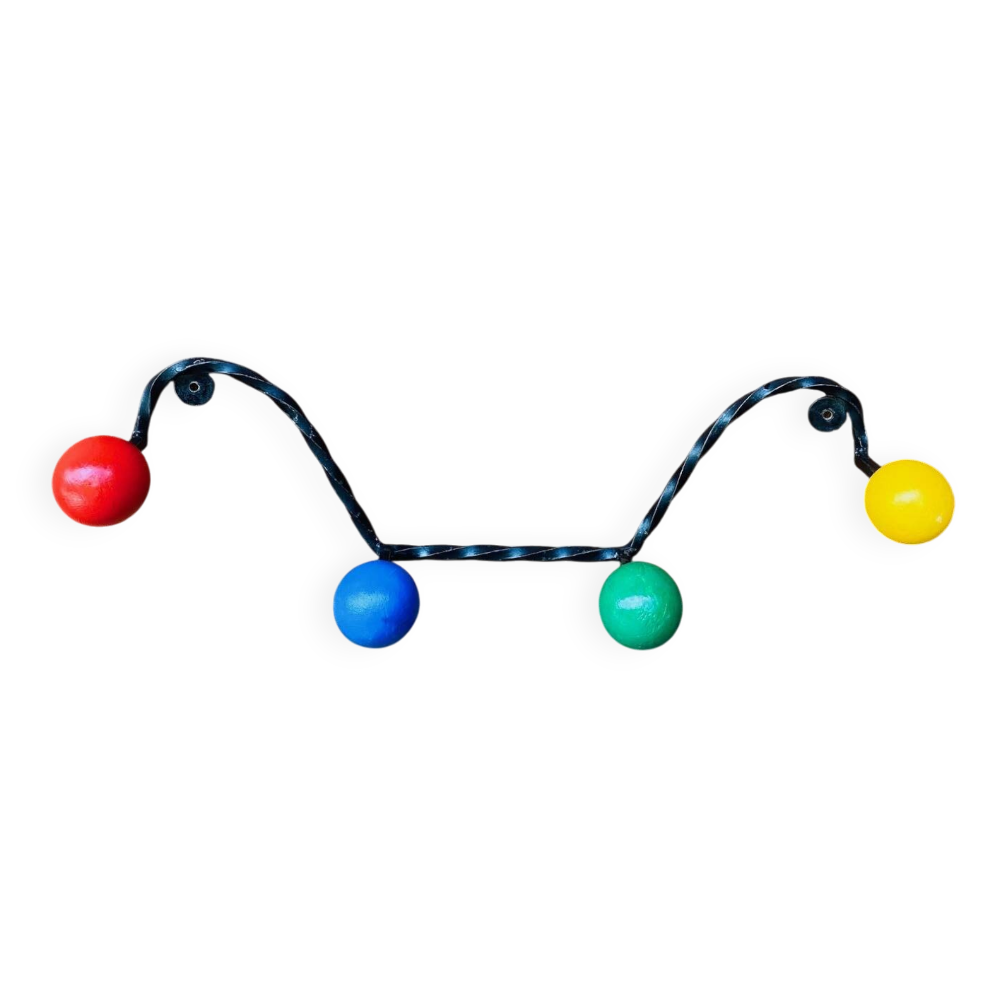 Vintage wall coat rack