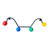 Vintage wall coat rack