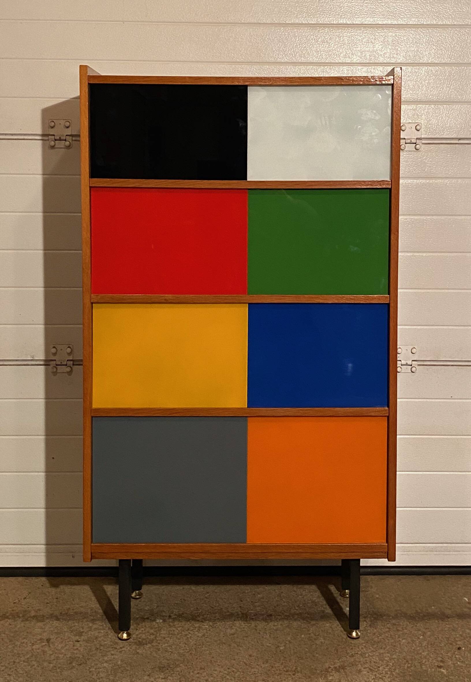 Bibliothèque/vitrine vintage
