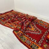 Tapis berbère en laine fait main 521 x 156 cm