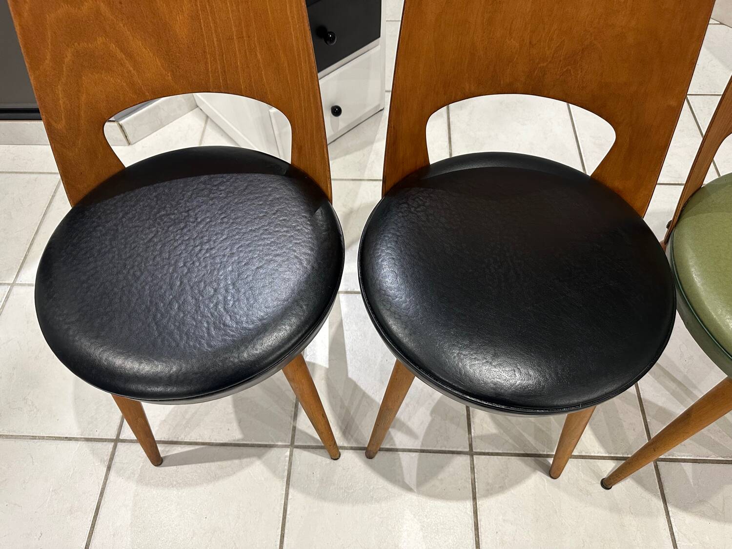 Set of 4 Baumann Mondor Bistro Chairs 1960