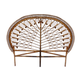 Peacock headboard