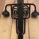Wrought iron wall lamp