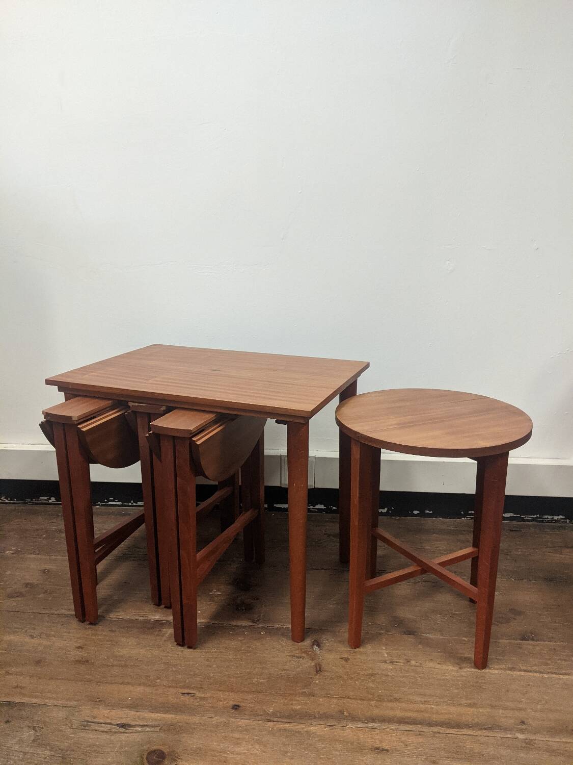 Mid-Century Danish Nesting Tables by Poul Hundevad